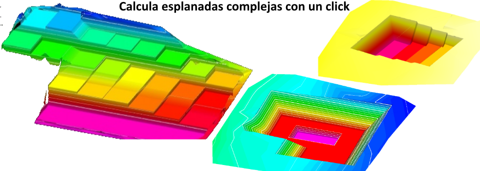 TopoCal 2023 3D CAD Mdt replanteo cubicar acopio volumen plataforma laz dron  Letura sin limites de puntos de ficheros Lidar para filtrado